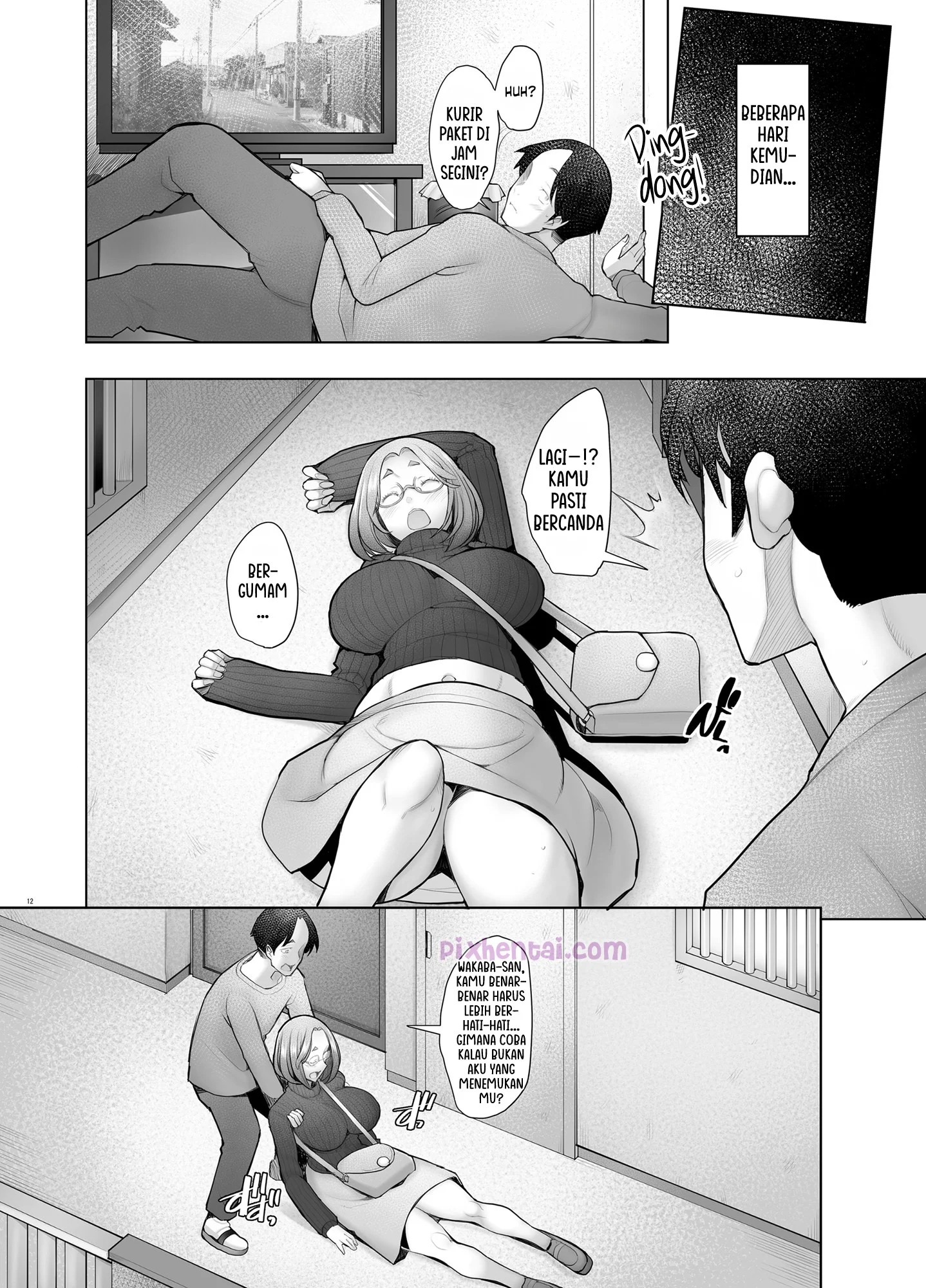 Komik hentai xxx manga sex bokep Wakaba-san Next Door The Ridiculously Stacked Office Lady in Her 30s 12